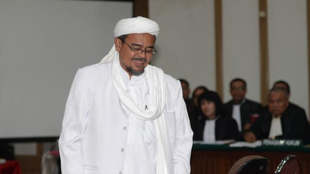 Rizieq Kembali Jalani Sidang Kasus Tes Swab Palsu Hari Ini