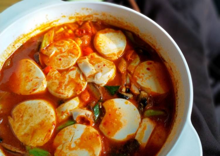 Resep Sundubu Jigae, Sop Tahu Pedas Khas Korea