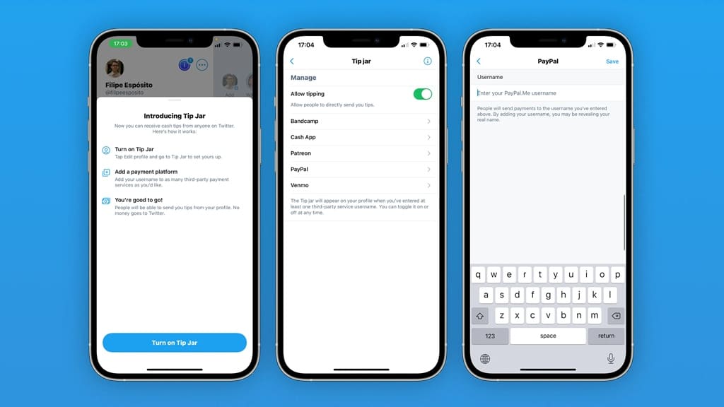 Twitter Uji Coba Tip Jar untuk Kirim Uang