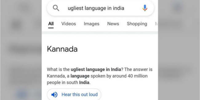Google Minta Maaf Setelah Sebut Bahasa di Negara Bagian India Paling Jelek