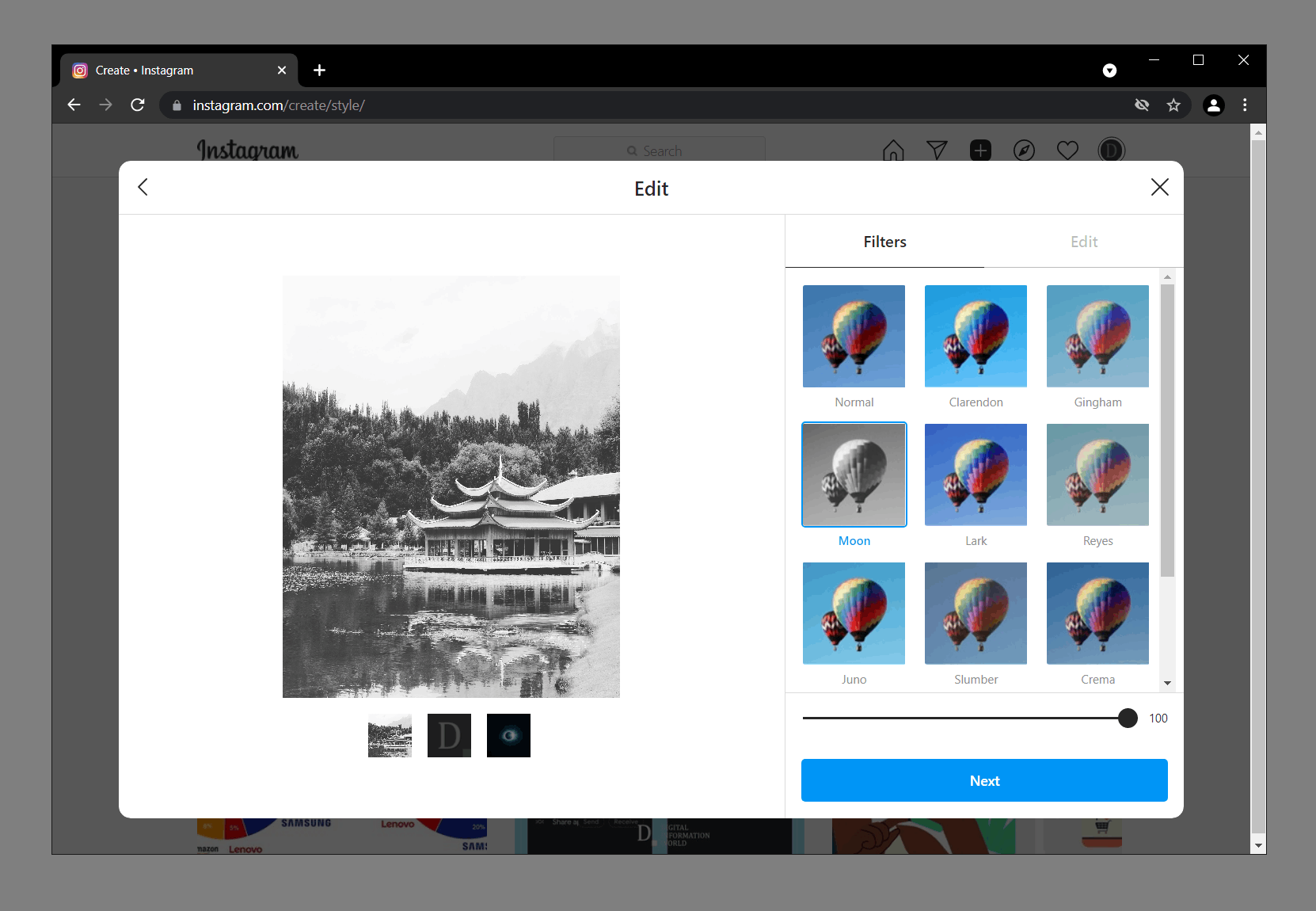 Instagram Uji Coba Fitur Unggah Foto dan Video dari Desktop