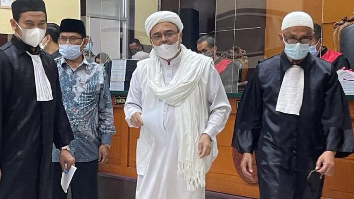 Hakim Ungkap Alasan Hukum Rizieq 4 Tahun Penjara
