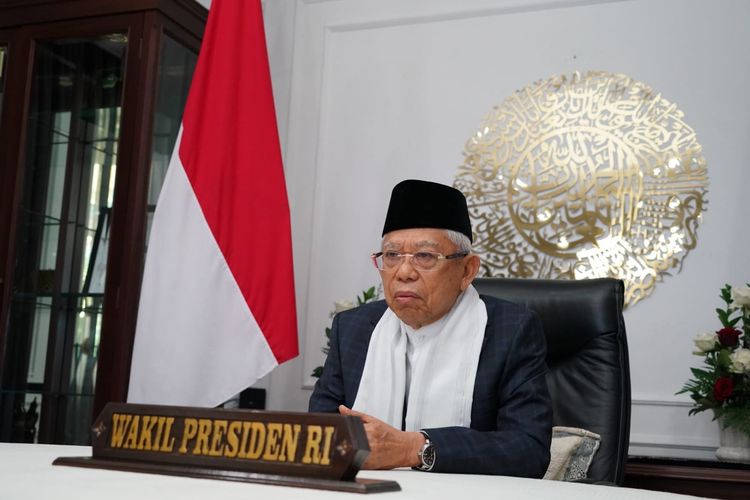 Ma’ruf Amin Sebut Covid Dipakai untuk Bangun Ketidakpercayaan ke Pemerintah