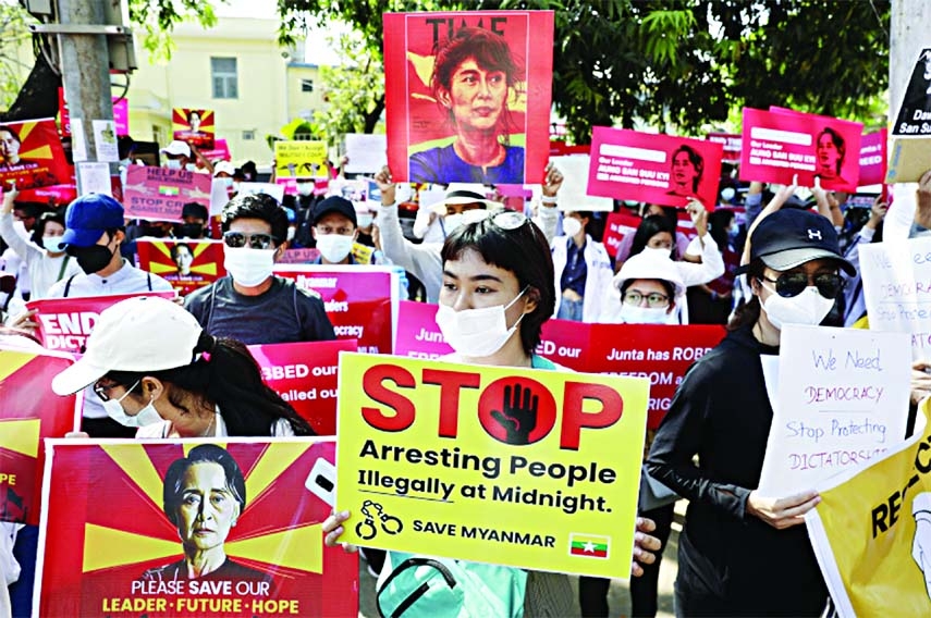 Junta Militer Myanmar Tangkapi Sejumlah Pengacara Tahanan Politik