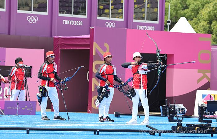 Panahan Beregu Putra Terhenti di 16 Besar, Terkendala Angin
