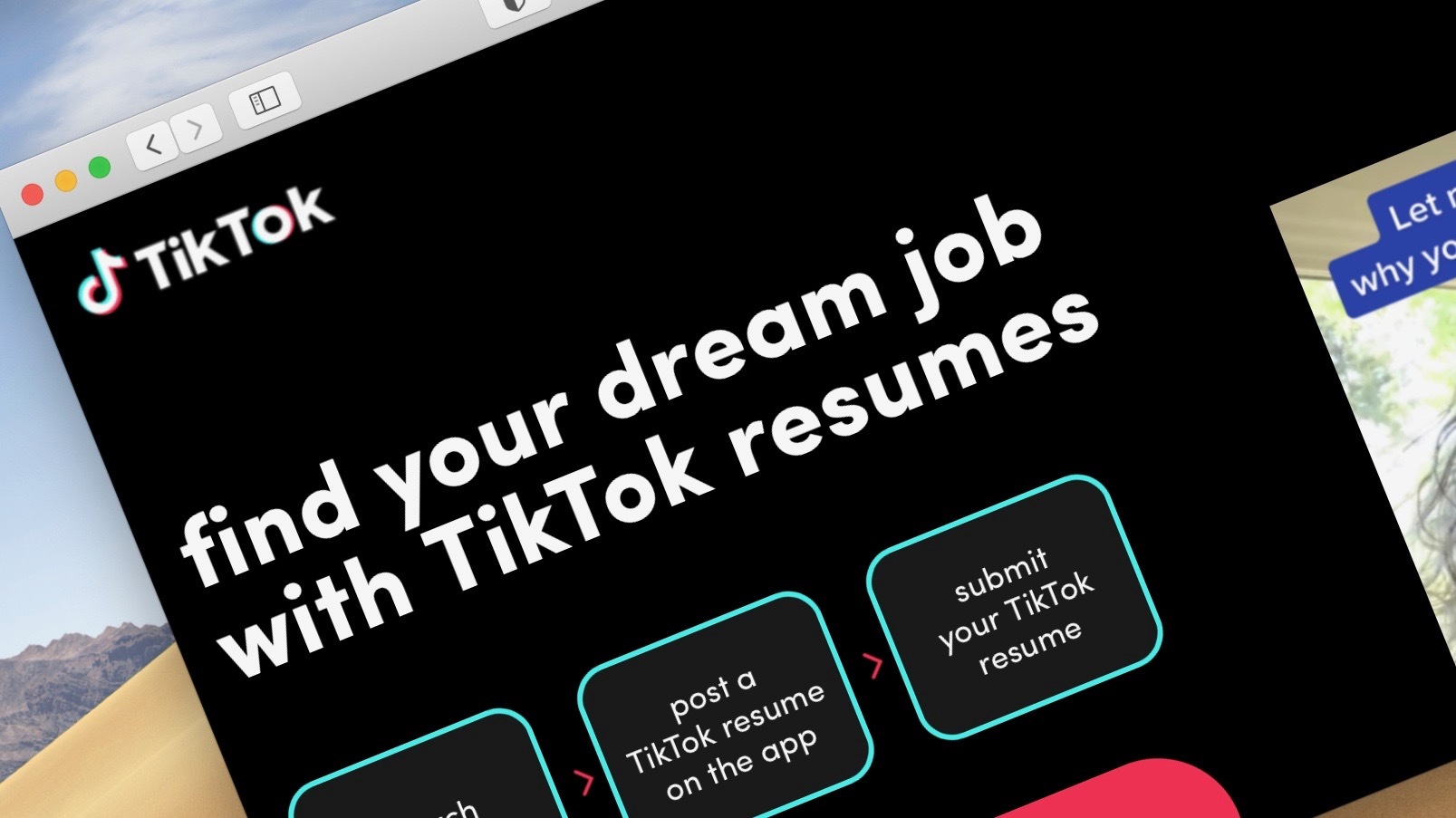 TikTok Resume, Fitur Baru untuk Lamar Pekerjaan