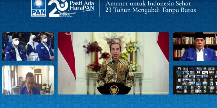 Jokowi Berharap PAN Bisa Hindari Politik Sektarian