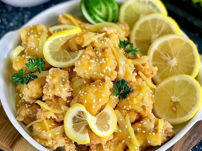 Resep Ayam Goreng Lemon