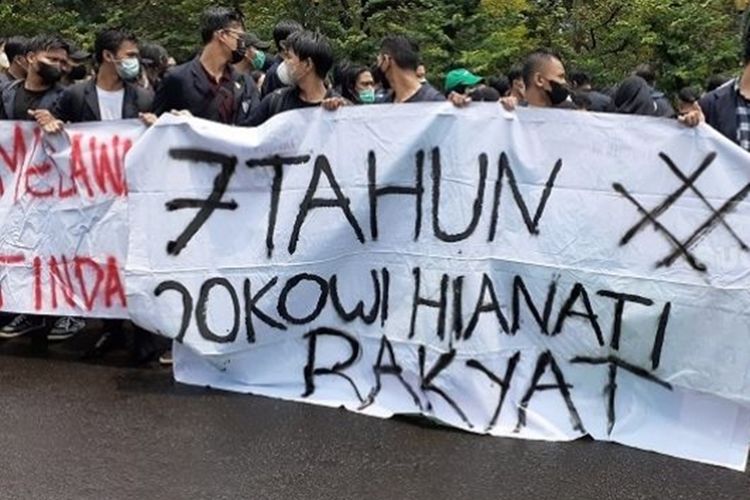 7 Tahun Jokowi, Aliansi BEM SI: Jokowi Bukan Memajukan, Tapi Memundurkan Indonesia