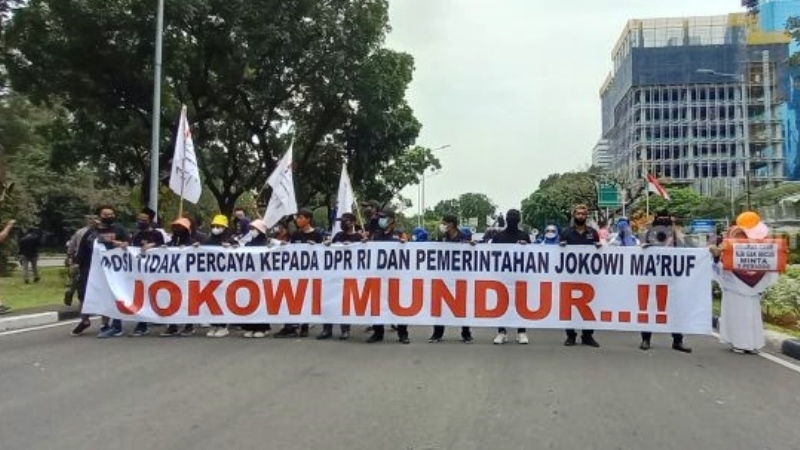 GEBRAK Demo ke Istana, Tuntut Jokowi Mundur
