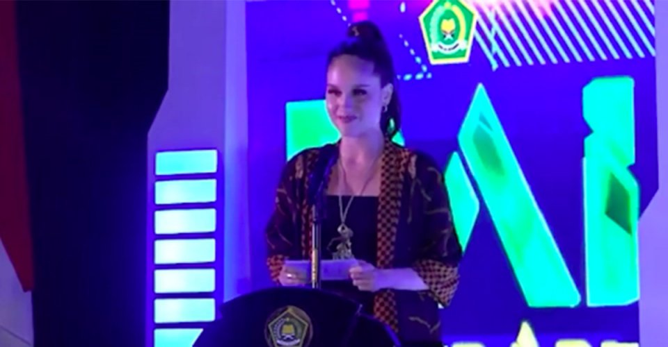 Cinta Laura Pidato Toleransi Beragama, Hampir Bikin Nangis Menteri Agama