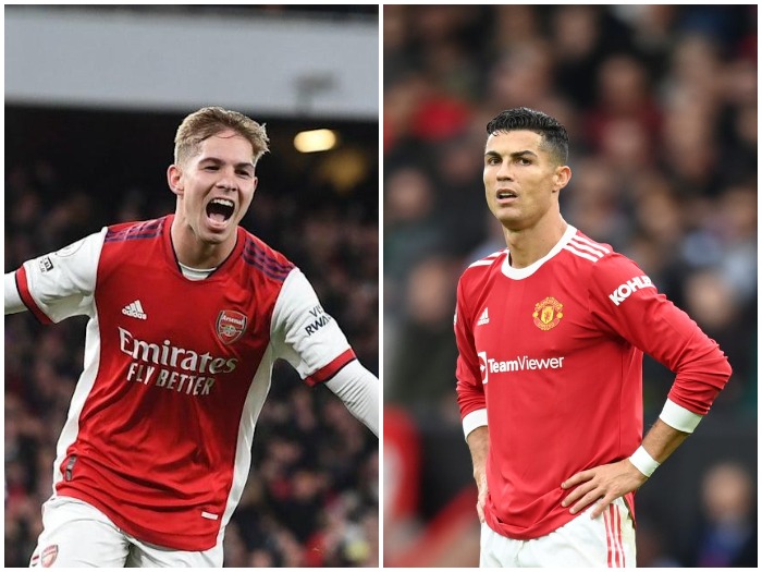 Gary Neville Sebut Ronaldo 'Kalah Ganas' Ketimbang Smith Rowe.