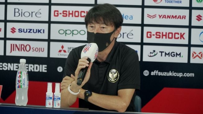 Anggap Timnya Seharusnya Dapat Penalti, Shin Tae Yong: Piala AFF Butuh VAR