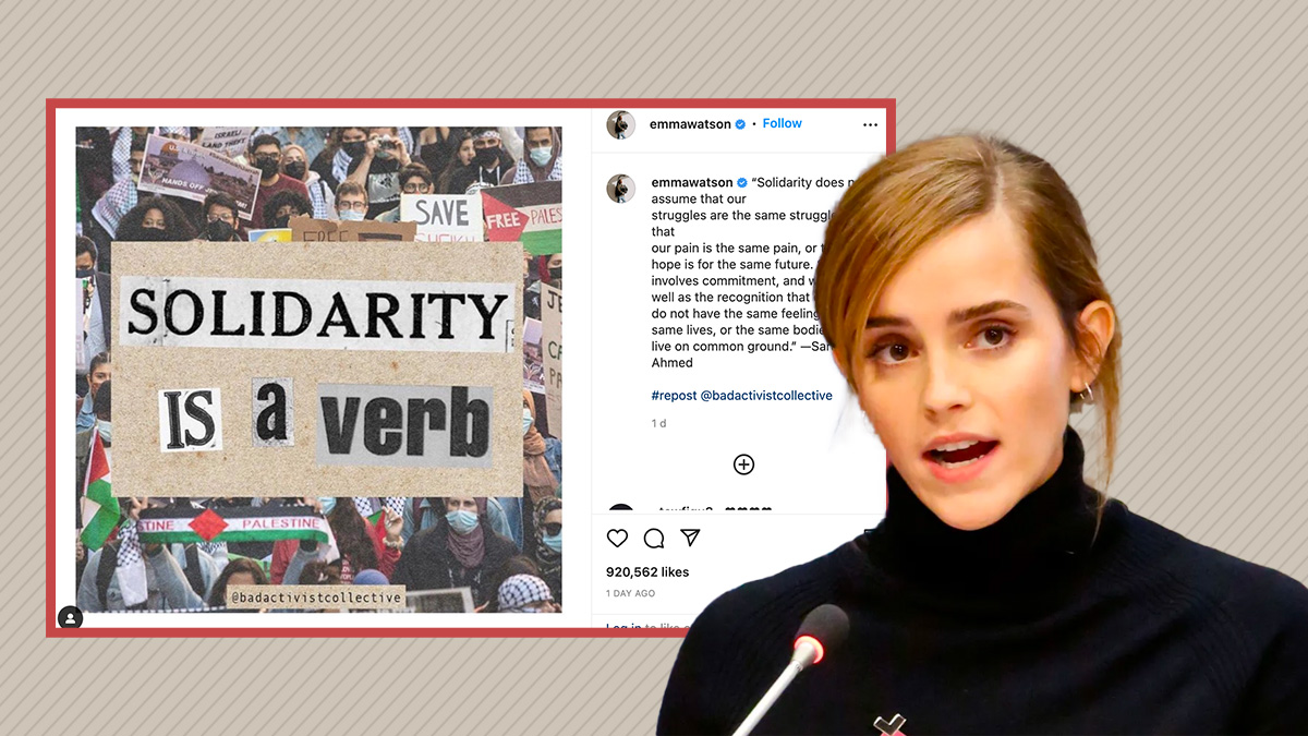 Emma Watson Dukung Palestina, Pejabat Israel Sewot