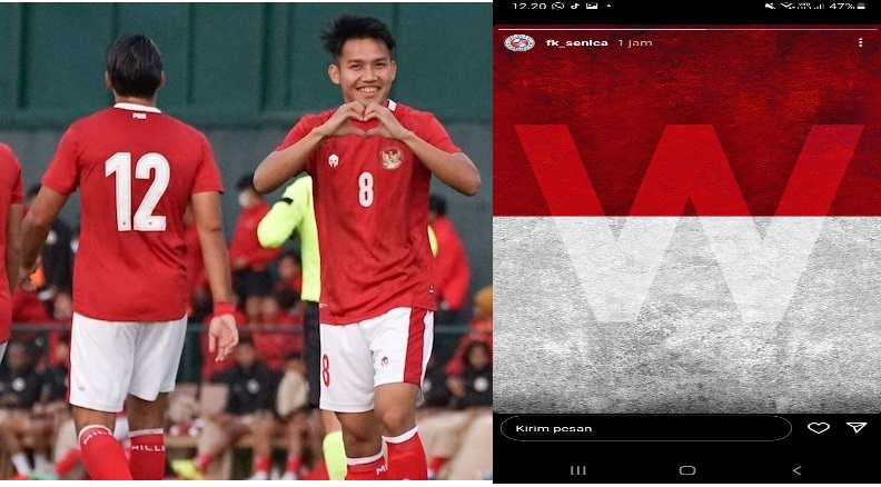 FK Senica Unggah Merah Putih dan Huruf W, Warganet Tebak Witan Sulaeman