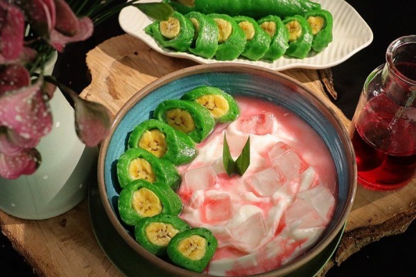 Resep Es Pisang Ijo, Dessert Khas Makassar