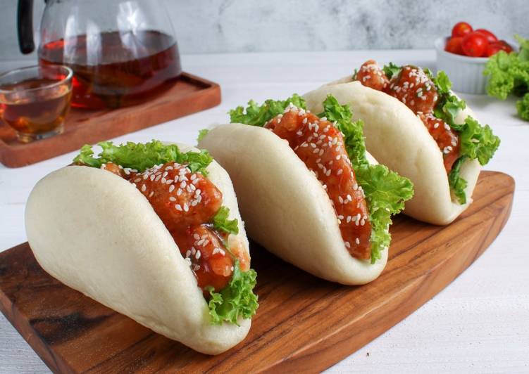Resep Pao Jepit Ayam Panggang untuk Menu Sarapan