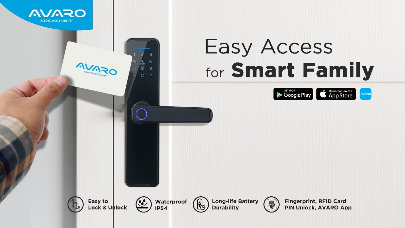 Avaro Luncurkan WiFi Smart Door Lock Harga Terjangkau