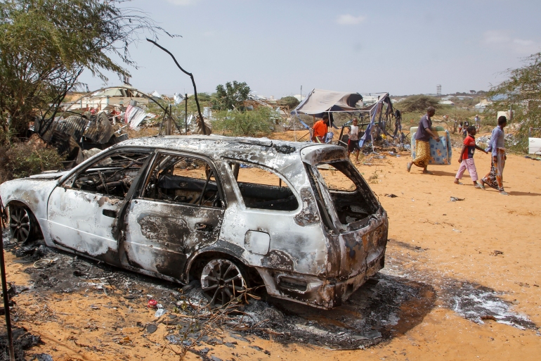 Bom Bunuh Diri di Somalia, 13 Orang Tewas