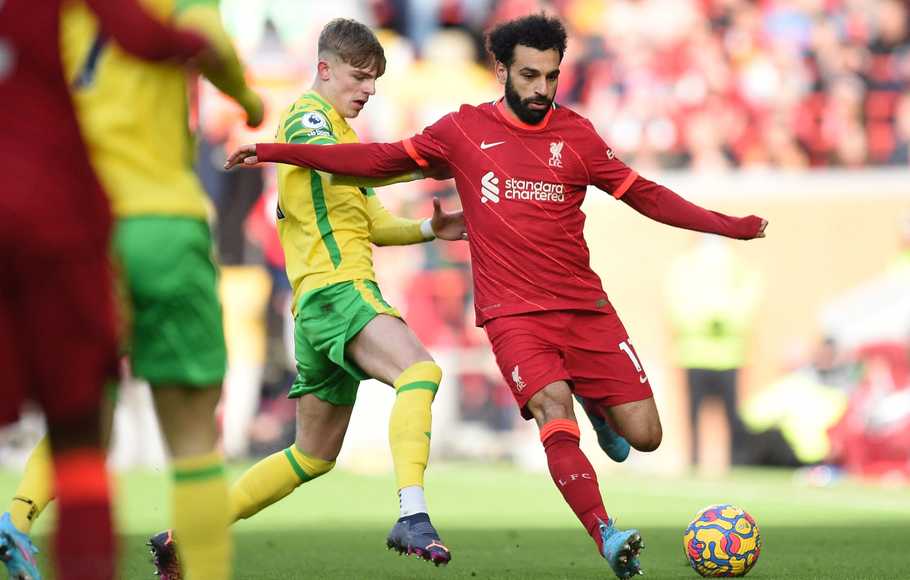 Menang Lawan Norwich City, Liverpool Cetak Gol ke-100 Musim Ini