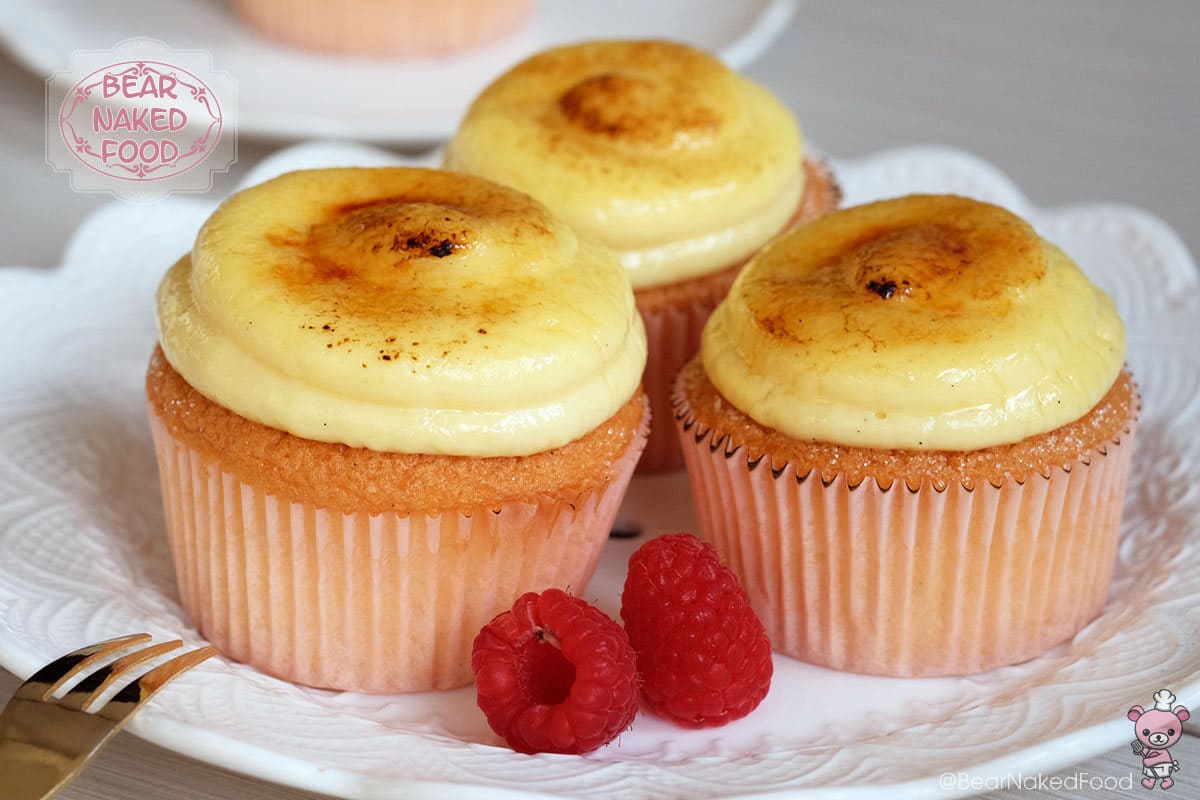 Resep Cupcake Vanila Topping Crème Brulee