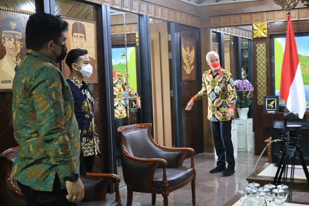 Putra dan Menantu Jokowi Sambangi Ganjar, Bahas Apa?