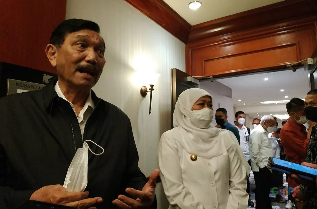 Didampingi Khofifah, Pertemuan Luhut dengan para Kiai di Surabaya Bahas Apa?