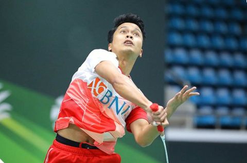 Pelatih Ungkap Penyebab Kekalahan Ginting di Korea Open