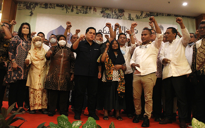 Beri Sambutan di Acara Halal Bihalal Aktivis 98, Begini Pesan Erick Thohir