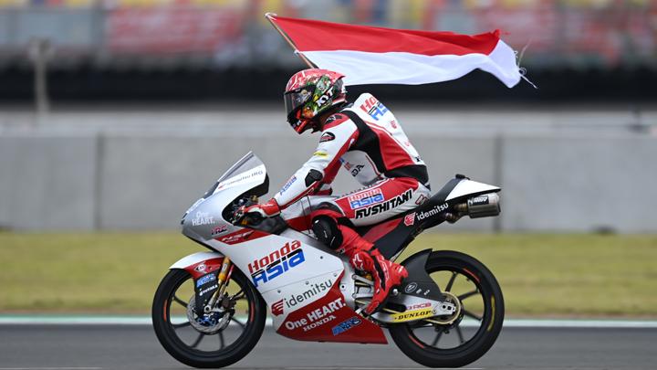 Mario Aji Ciptakan Sejarah Indonesia di Moto3 Italia