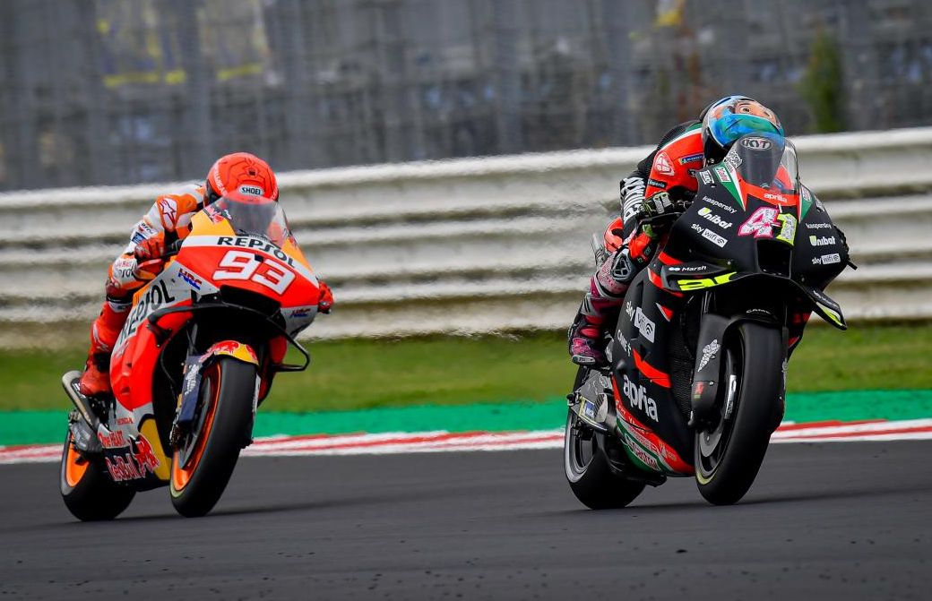 Tak Bisa Maksimalkan Kecepatan di MotoGP Spanyol, Espargaro Marah ke Marquez