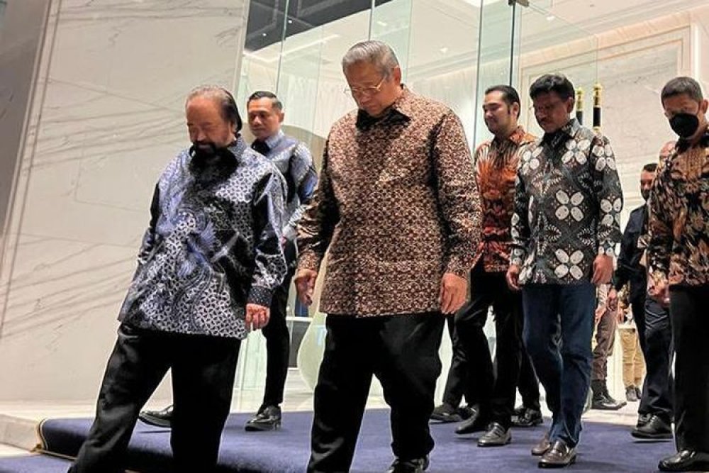 SBY Ikut Hadiri Pertemuan dengan Surya Paloh, Pengamat: Demokrat Serius