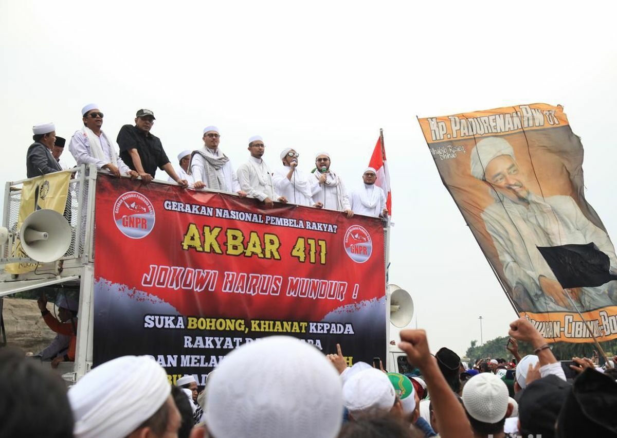 PA 212 Turun Aksi 411 di Dekat Istana, Habib Rizieq Hadir?