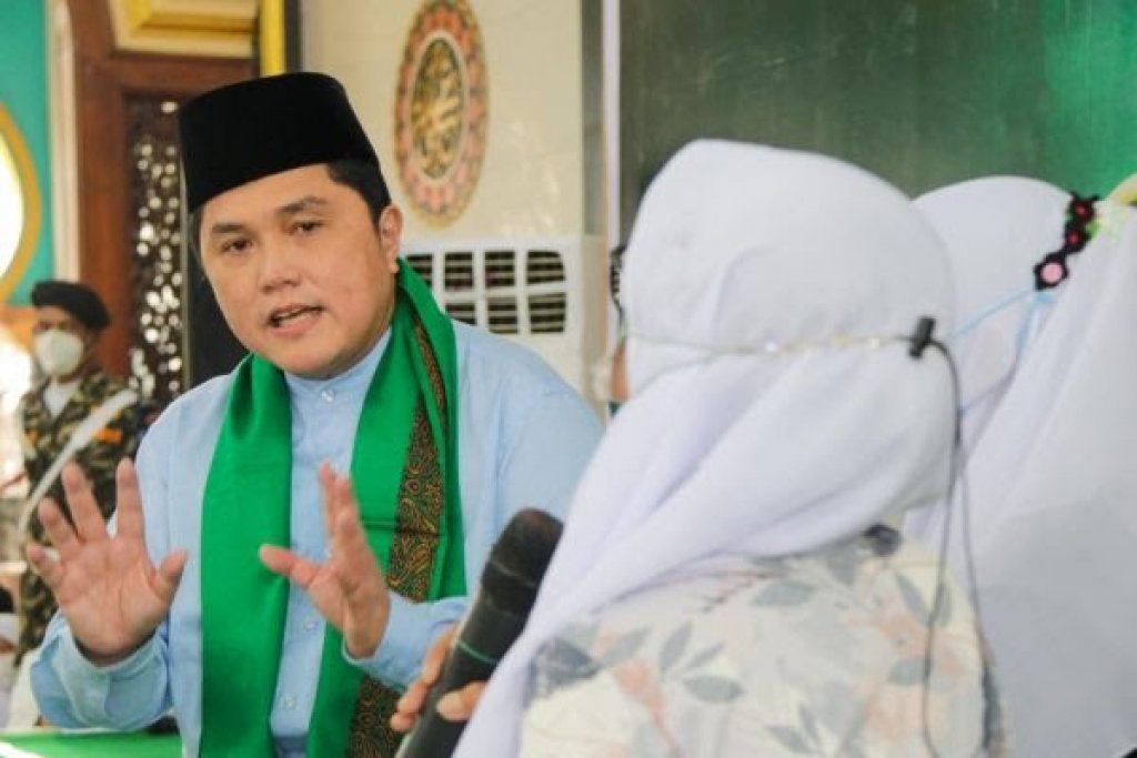 Gus Fahrur Sebut Erick Thohir Tokoh Muda NU yang Patut Dibanggakan