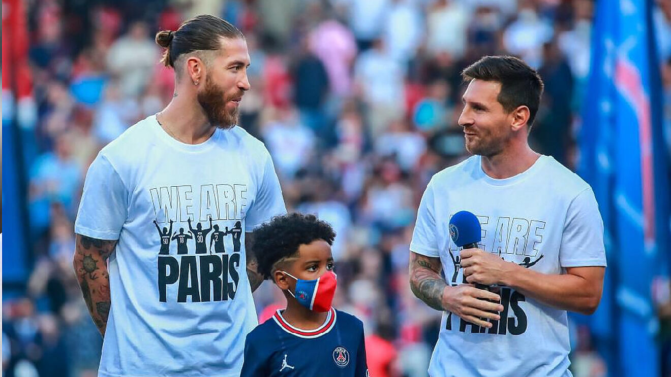 Sempat Jadi Rival Panas di Spanyol, Sergio Ramos dan Messi Bersahabat di PSG