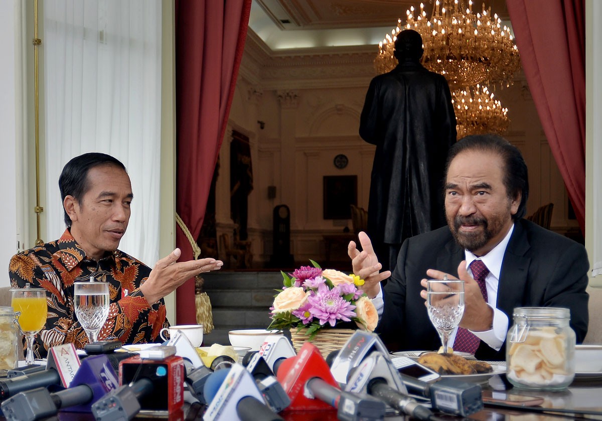 Surya Paloh Bertemu Empat Mata dengan Jokowi di Istana, Bahas Pilpres 2024?