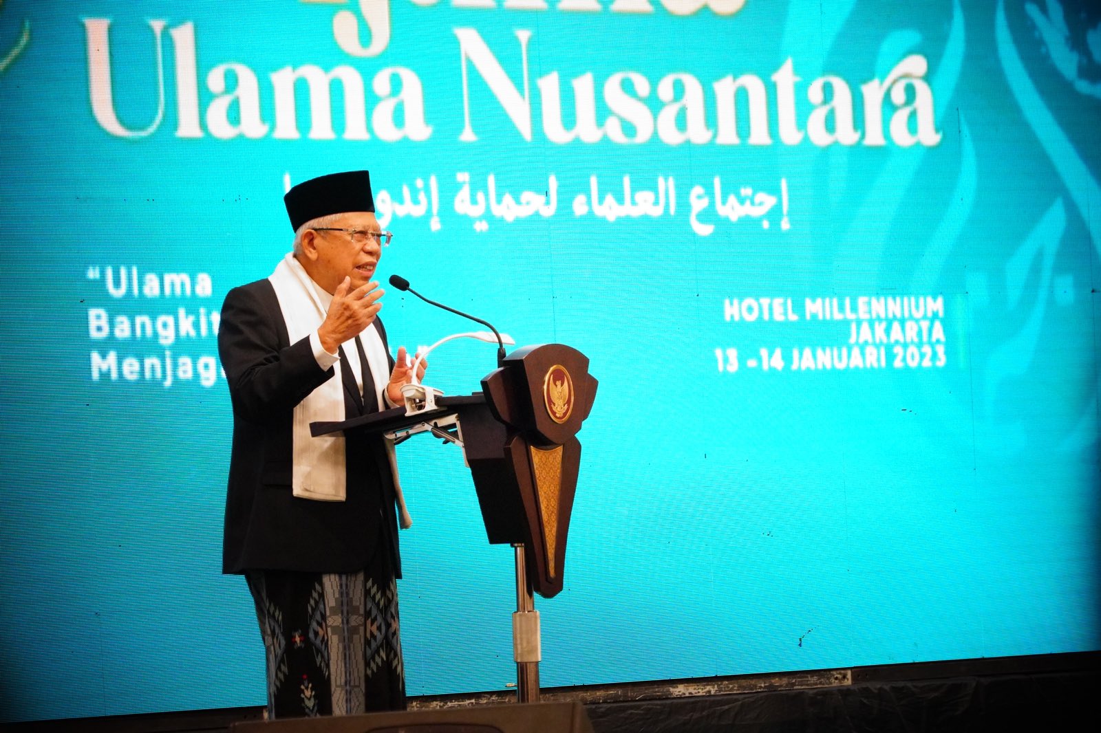 Ma'ruf Amin Ingin Presiden atau Wapres Diisi Kiai-Santri