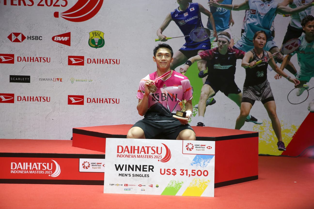 Menangkan Gelar Super 500, Jonatan Christie: Gagal Coba Lagi, Gagal Coba Lagi