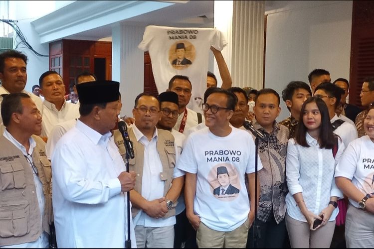 Sempat Dukung Ganjar, Relawan Jokowi Mania Akhirnya Deklarasi Dukung Prabowo di Pilpres 2024