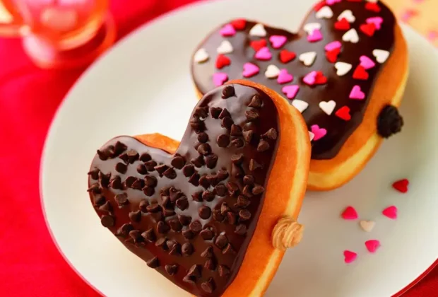 Resep Donat Valentine, Bentuk Hati dan Topping Cokelat