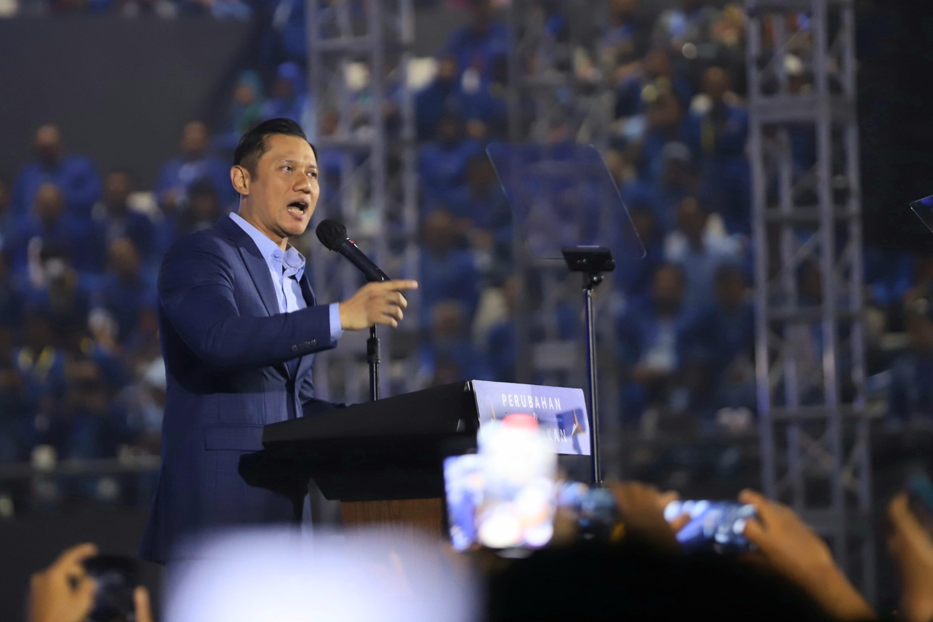 Sentil Isu Tunda Pemilu Saat Orasi di Senayan, AHY: Apa Iya Ada PLT Presiden?