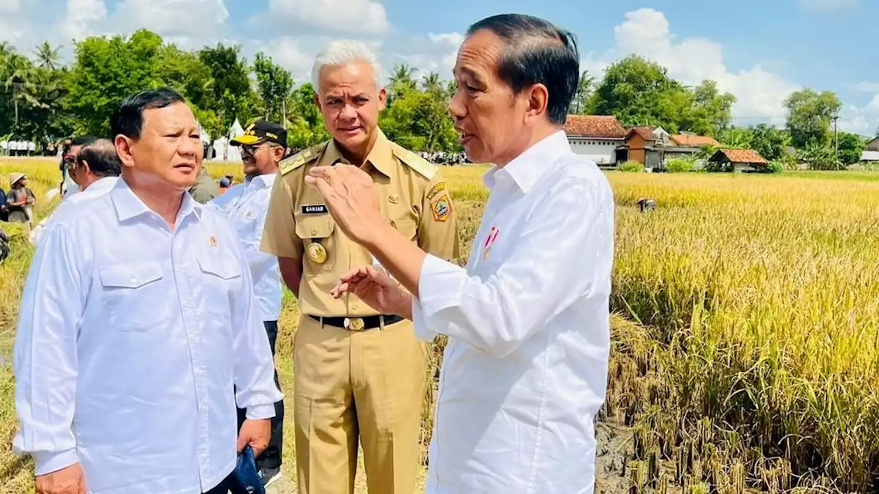 Hadiri Panen Raya Bareng Ganjar, Kenapa Jokowi Ajak Prabowo?