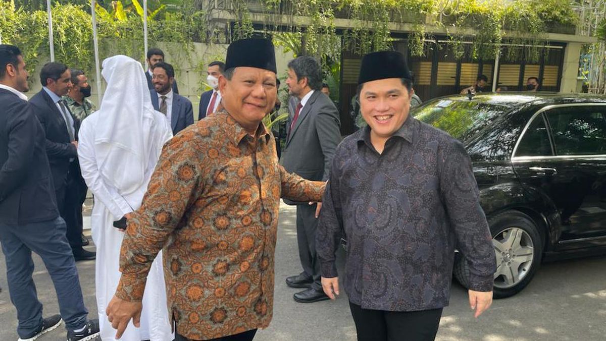 Survei The Matchmaker: Duet Prabowo-Erick Thohir Paling Dipilih Rakyat