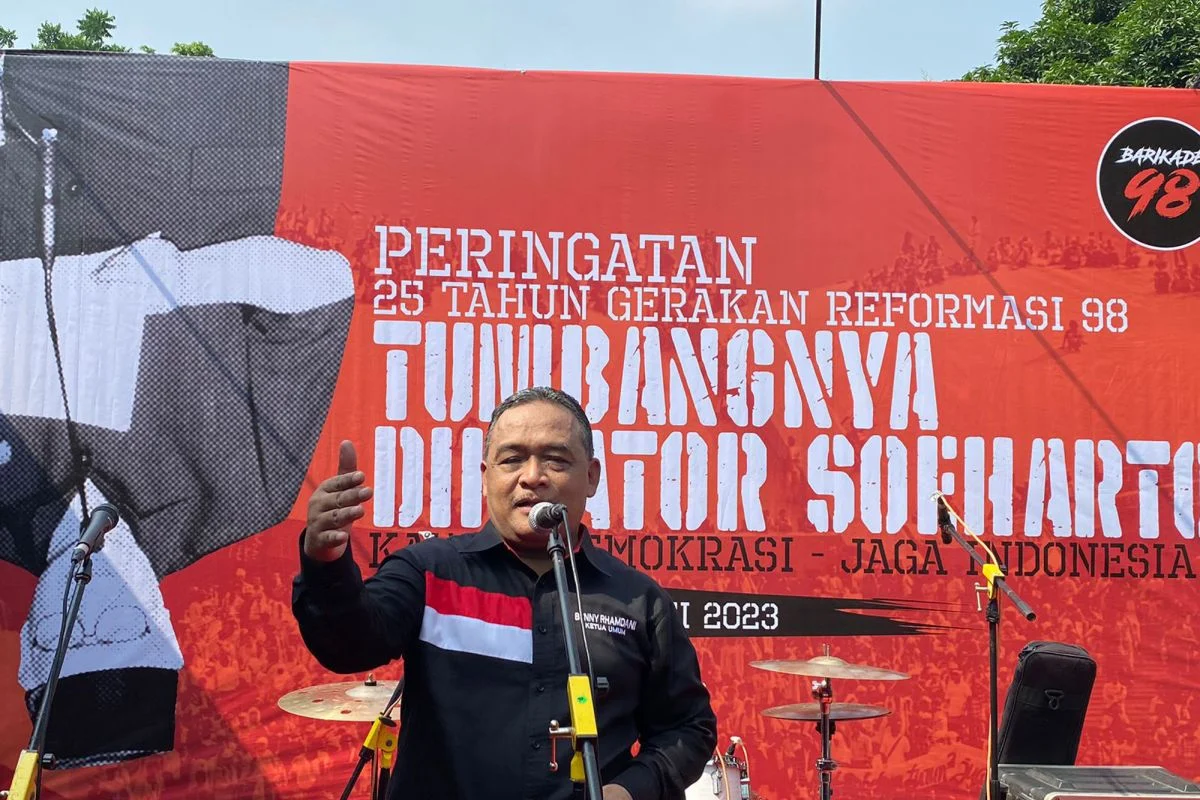 Peringatan 25 tahun Reformasi, Barikade 98 Desak Jokowi Usut Kejahatan HAM Orde Baru