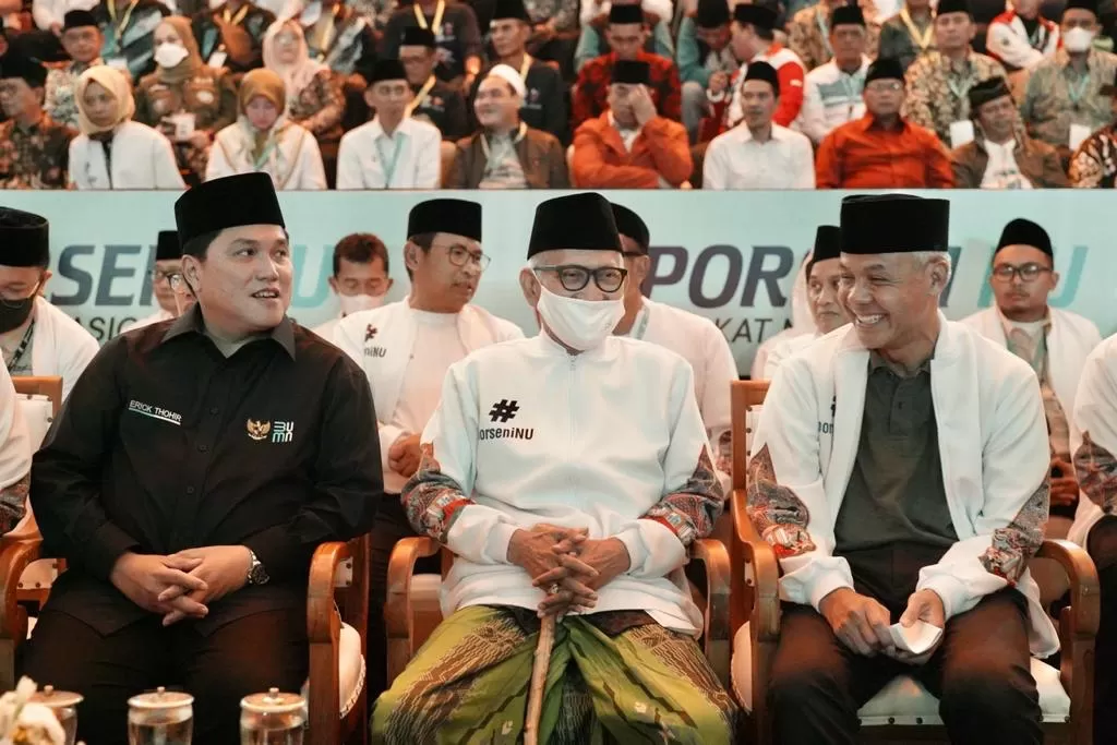 Disokong NU, Erick Thohir Cocok Dampingi Prabowo Maupun Ganjar