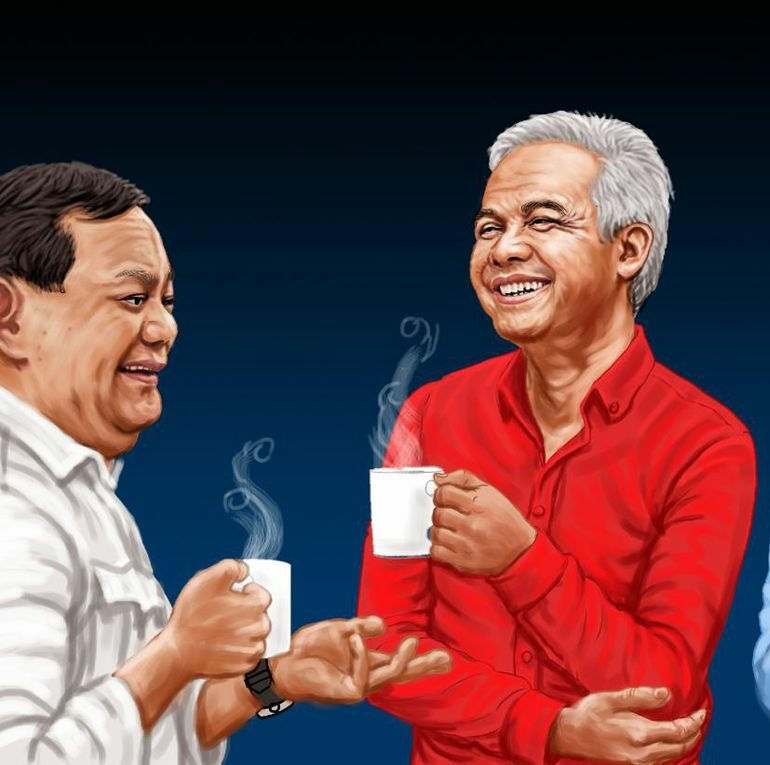 Ganjar Ungguli Prabowo dalam Simulasi Dua Nama Capres 2024 Versi Survei SMRC