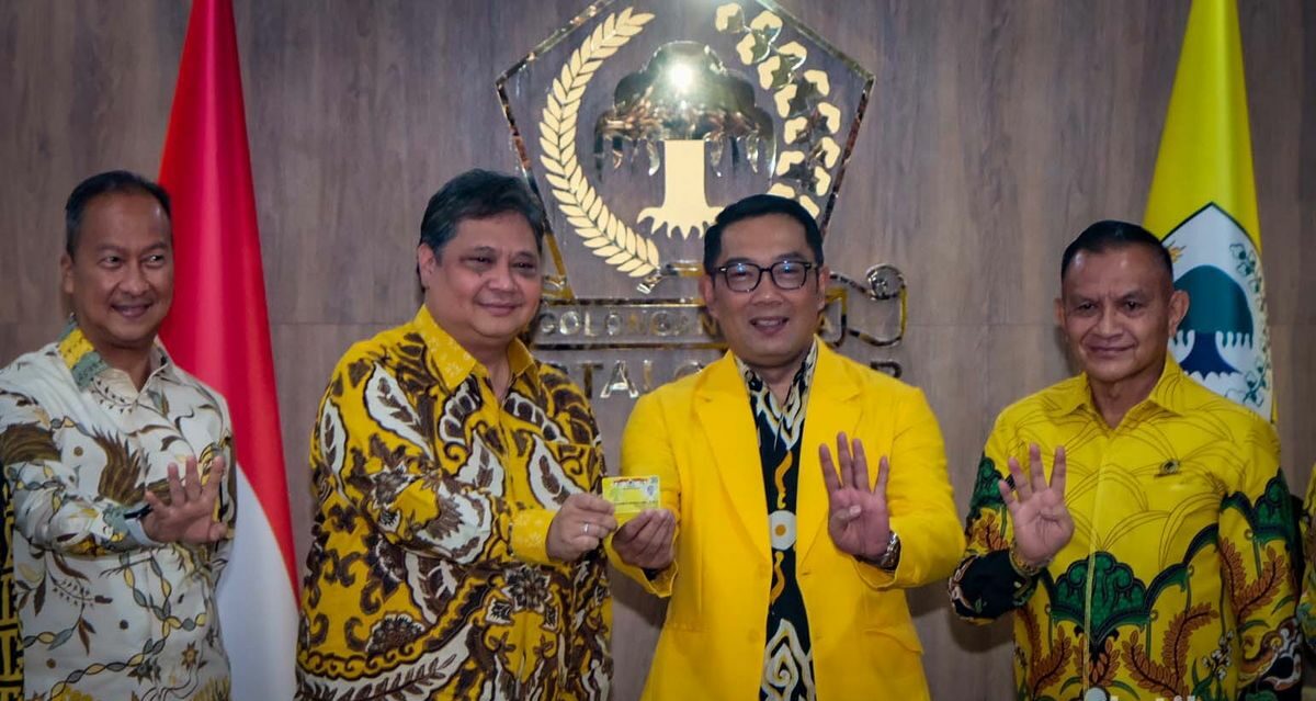 Survei IPI Ungkap Elektabilitas Ridwan Kamil Justru Alami Penurunan Usai Gabung Golkar