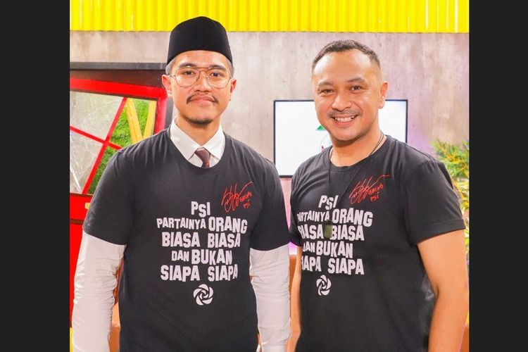 Kaesang Muncul Bareng Giring Pakai Kaos PSI, Isu Maju Cawalkot Depok Kian Santer