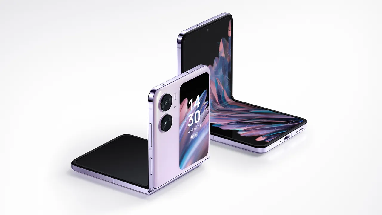OPPO Find N2 Flip Bangkitkan Nostalgia Ponsel Lipat Era 90'an