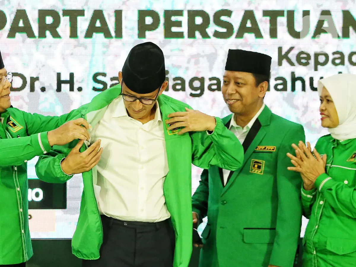 Resmi Gabung PPP, Sandiaga Ngaku Curhat ke Jokowi Sebelum Pindah Partai